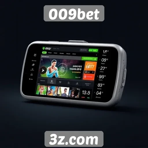 Navegação intuitiva e design moderno no 009bet