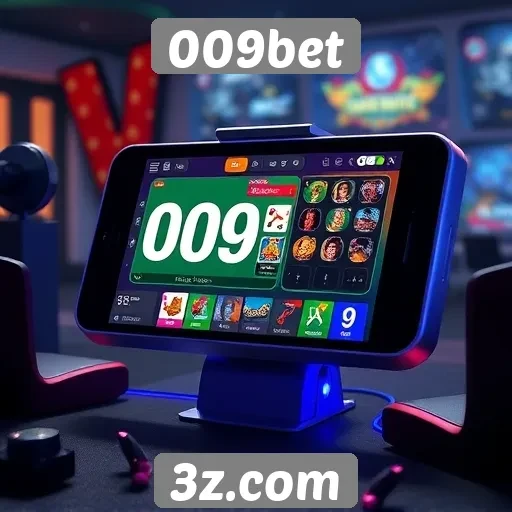 Usabilidade e design do site 009bet