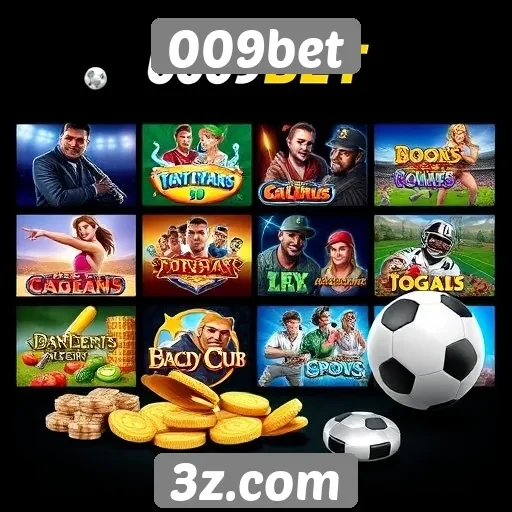 Variedades de jogos disponíveis no 009bet